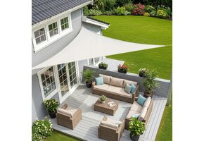 Zonnezeil Driehoekig Waterdicht 39% Korting - Crema