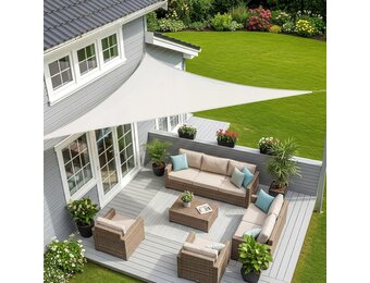 Zonnezeil Driehoekig Waterdicht 39% Korting - Crema