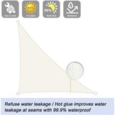 Zonnezeil Driehoekig Waterdicht 39% Korting - Crema