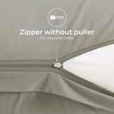 Kussensloop 40x60cm Lichtgrijs (2x) - 32% Korting!