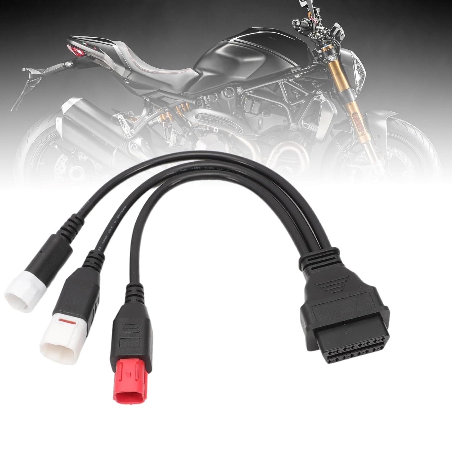 Motorfiets OBD2 Kabel 6-polig - Yamaha, Honda, Suzuki - 34% Korting!