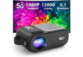 Mini-projector Beamer 720p | 5G WiFi Bluetooth | 42% Korting