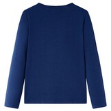Kindershirt Lange Mouwen 140 Marineblauw - 67% Korting!