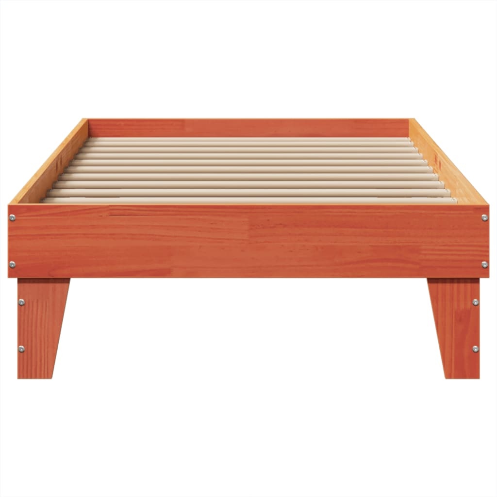 VidaXL Bedframe Grenenhout 75x190 cm - Nu 48% Korting!