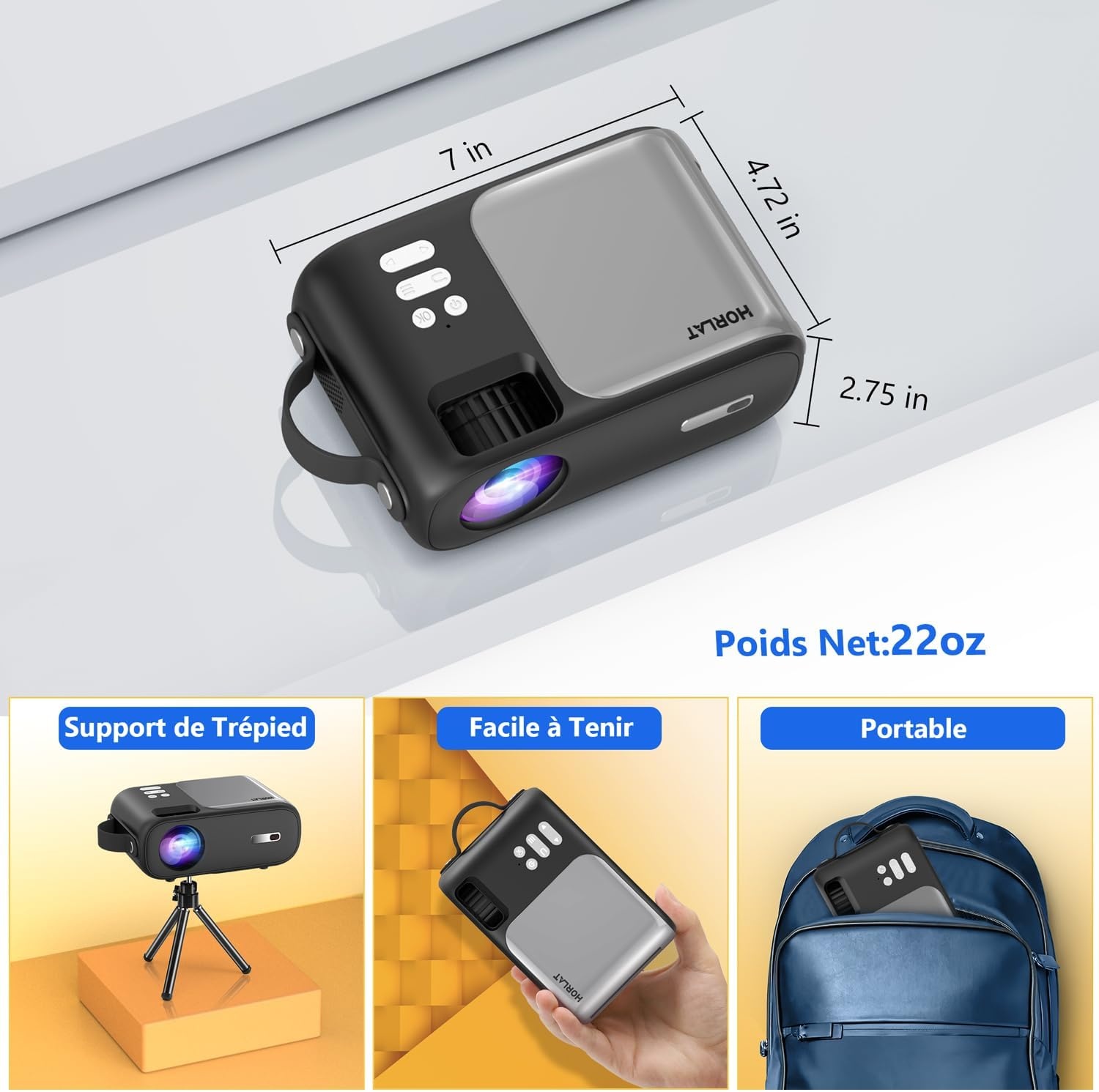 Mini Beamer Full HD met WiFi & Bluetooth - 40% Korting!