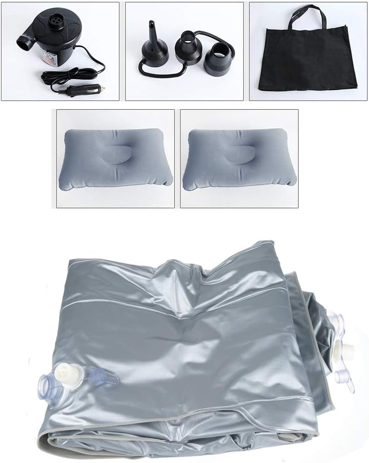 Opvouwbaar Luchtbed Auto Zwart 39% Korting + Pomp & Kussens