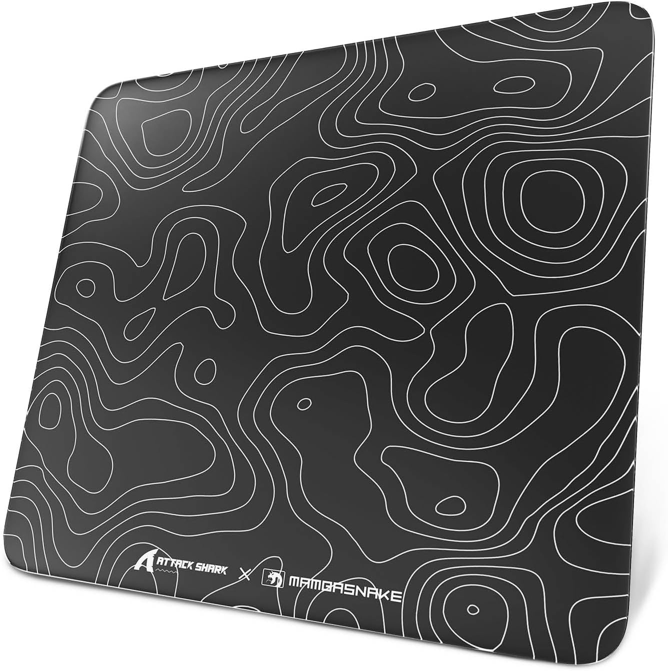 Glazen Gaming Muismat 45x40cm - Krasbestendig & Lage Wrijving - 36% Korting