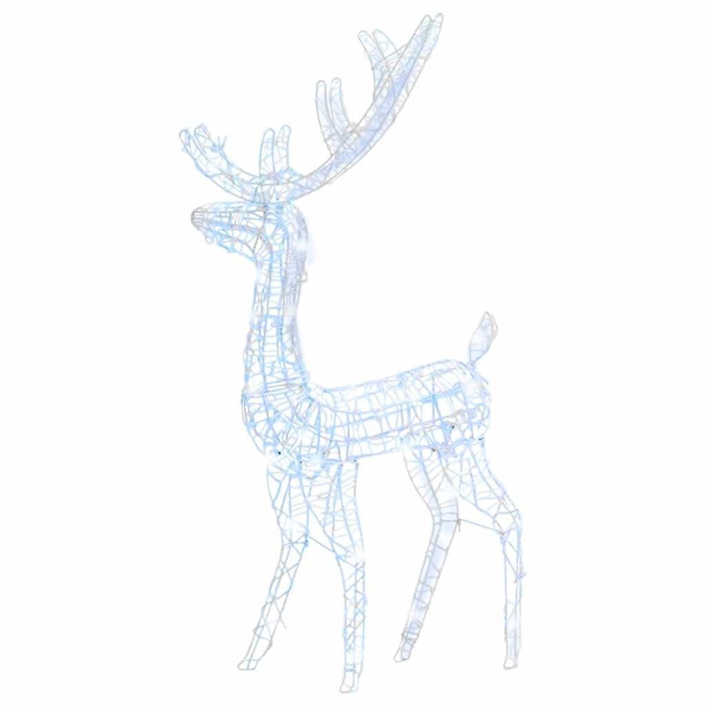 vidaXL Rendier Kerstversiering 140 LED's Koudwit - 56% Korting!