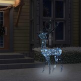 vidaXL Rendier Kerstversiering 140 LED's Koudwit - 56% Korting!