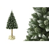 Kunstkerstboom 220cm Modulair met Natuurlijke Stam - 60% Korting
