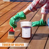 8x Kunststof Mengbekers met Deksel - 1500 ml - Epoxy & Verf