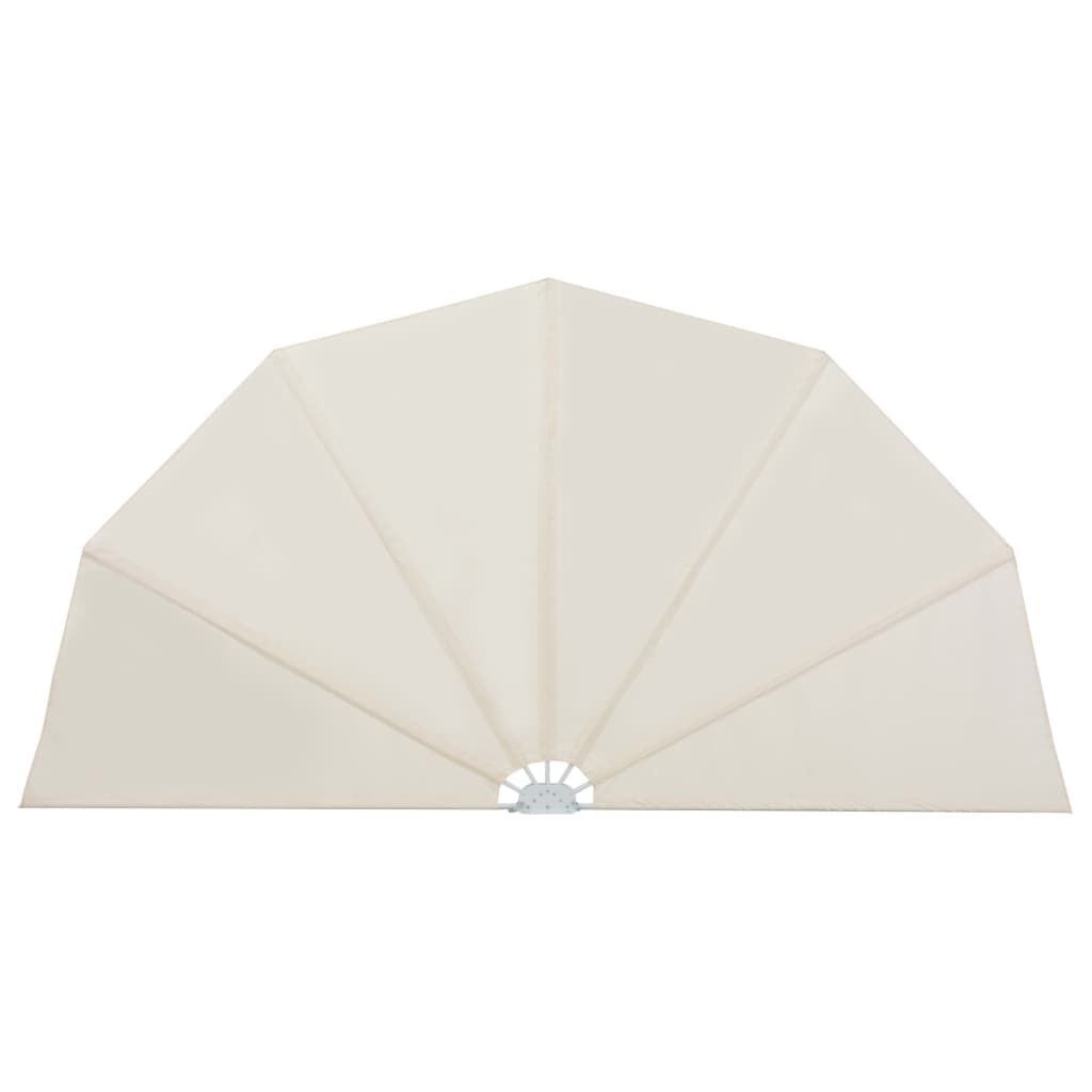 vidaXL Terrasscherm Inklapbaar 160cm Crème - 46% Korting!