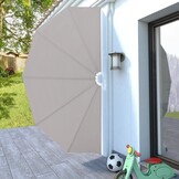 vidaXL Terrasscherm Inklapbaar 160cm Crème - 46% Korting!
