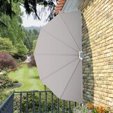 vidaXL Terrasscherm Inklapbaar 160cm Crème - 46% Korting!