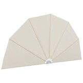 vidaXL Terrasscherm Inklapbaar 160cm Crème - 46% Korting!