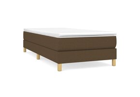 vidaXL Bedframe 90x190cm Stof Donkerbruin - 69% Korting!