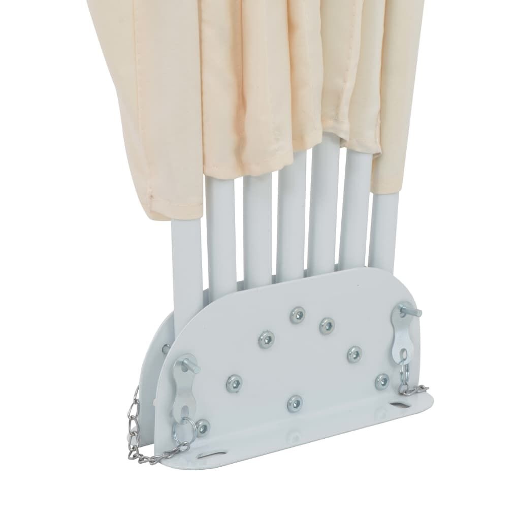 vidaXL Terrasscherm Inklapbaar 160cm Crème - 46% Korting!
