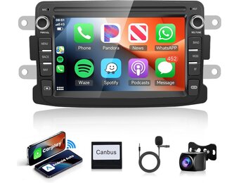 Autoradio 7" Android 13 met GPS & CarPlay - 41% Korting