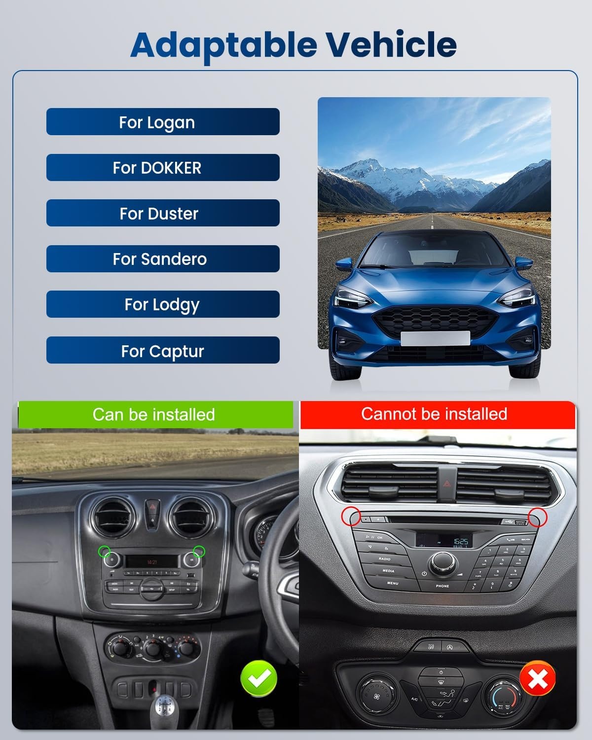 Autoradio 7" Android 13 met GPS & CarPlay - 41% Korting