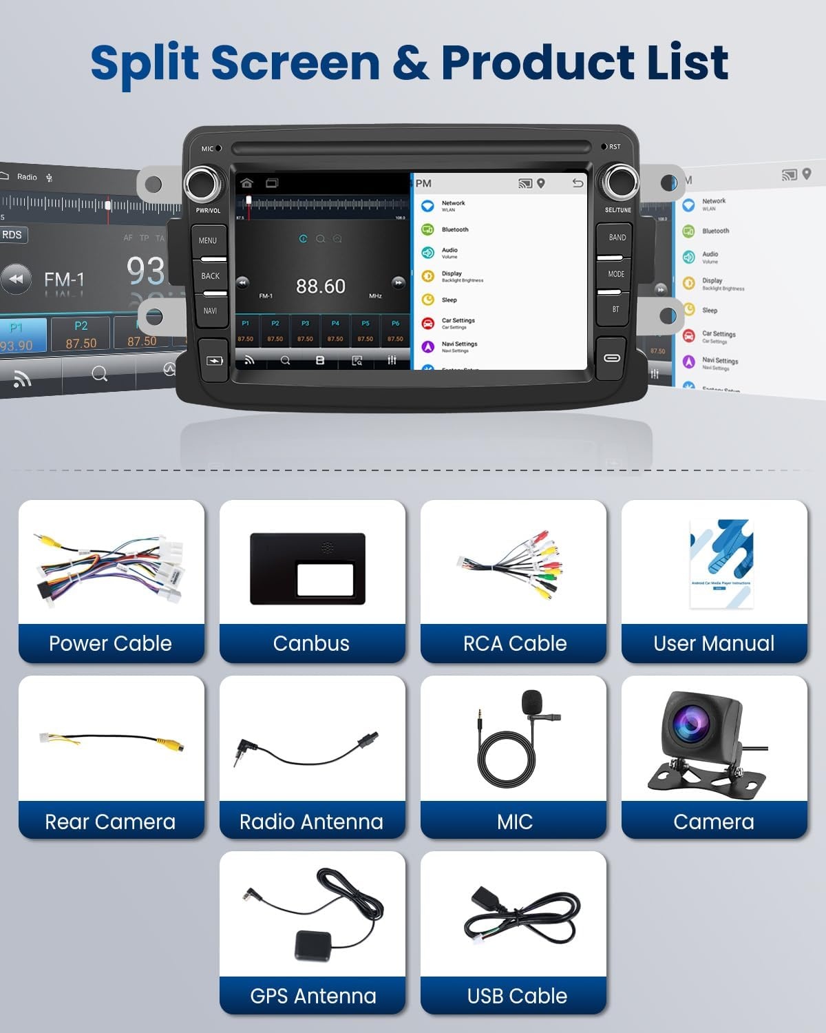 Autoradio 7" Android 13 met GPS & CarPlay - 41% Korting