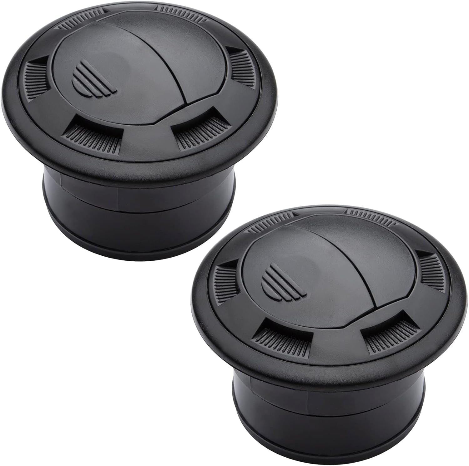 2x Universele 75mm Draaibare Auto Ventilatieopening - 45% Korting