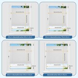 Plisségordijn Wit (70x130cm) - 37% Korting! Makkelijke Klembevestiging