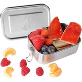 RVS lunchbox kinderen met verdelers, lekvrij, kindvriendelijk, hygiënisch - Zilver/Multicolor