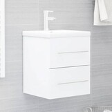 VitaXL Wastafelkast 41x38,5x48 cm Wit - 75% Korting!