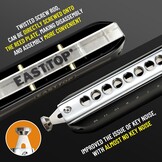 Chromatische Harmonica 51% Korting | C-Toets, 12 Gaten