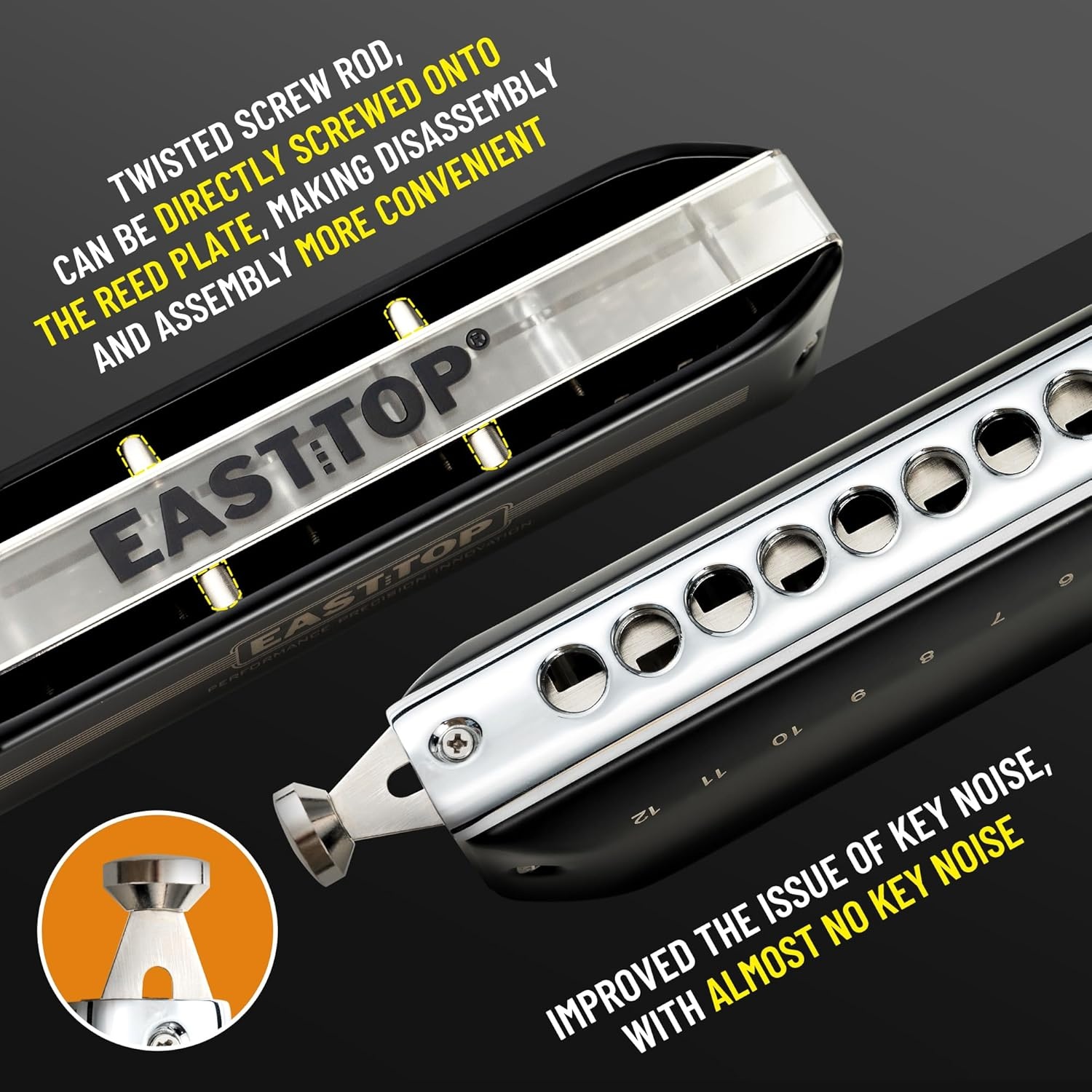 Chromatische Harmonica 51% Korting | C-Toets, 12 Gaten