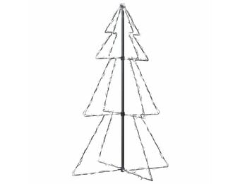 vidaXL Kegelkerstboom 160 LED's binnen en buiten 78x120 cm