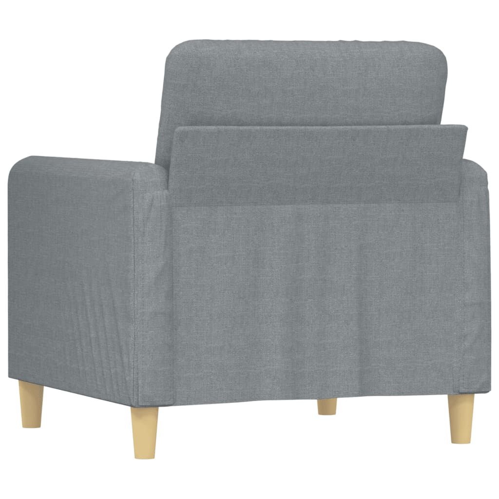 VidaXL Driezitsbank - Donkergrijs Stof (180 cm) - 74% Korting!