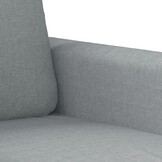 VidaXL Driezitsbank - Donkergrijs Stof (180 cm) - 74% Korting!