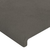 vidaXL Hoofdborden 2 st 76% Korting! Velvet Donkergrijs