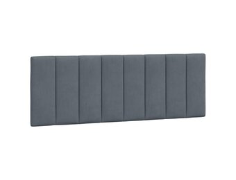 VidaXL Hoofdbordkussen 120cm, Donkergrijs Fluweel - 74% Korting