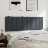 VidaXL Hoofdbordkussen 120cm, Donkergrijs Fluweel - 74% Korting