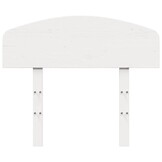 vidaXL Hoofdbord Grenenhout Wit (100cm) - 52% Korting!
