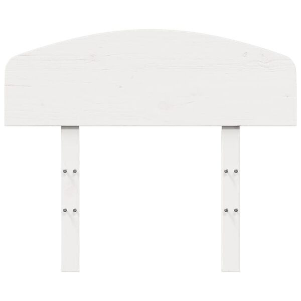 vidaXL Hoofdbord Grenenhout Wit (100cm) - 52% Korting!