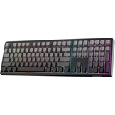 Gaming Toetsenbord Mechanisch Draadloos 108 Toetsen Full-Size Gasket Hot Swap RGB 8000mAh Zwart Creamy Jade