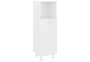 VidaXL Badkamerkast 30x30x95cm Hoogglans Wit - 64% Korting!