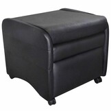 vidaXL Inklapbare Fauteuil Kunstleer Zwart (61% Korting)