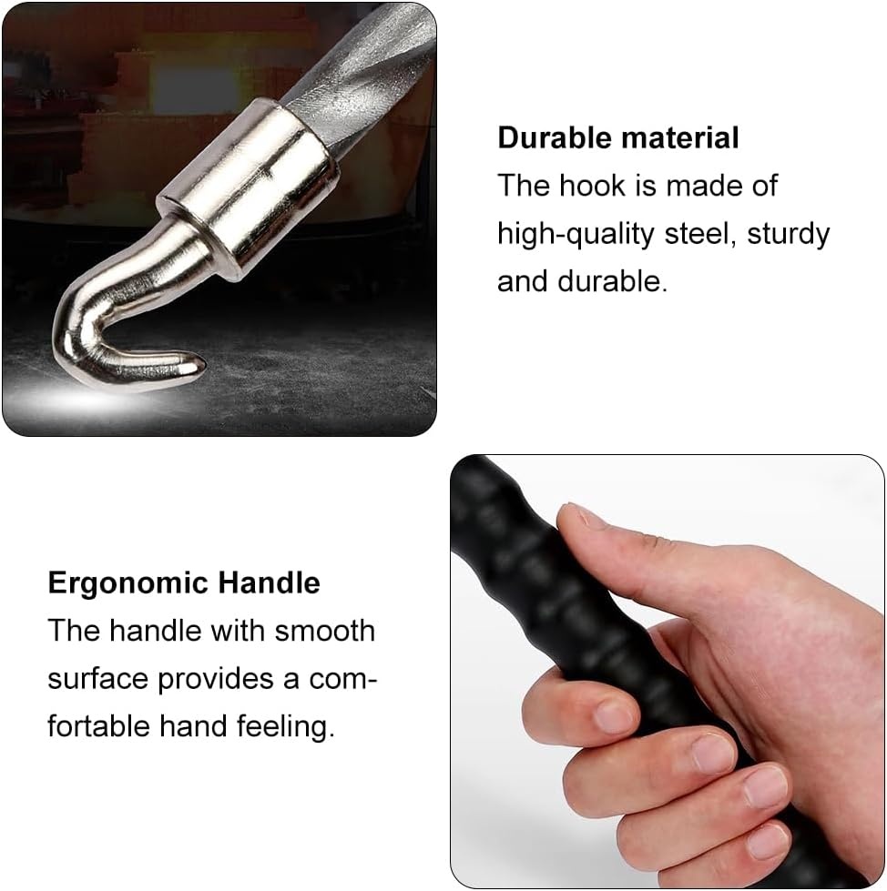 Halfautomatische Betonstaalbindmachine Twister met automatische terugkeer, ergonomische handgreep, zwart, staal/kunststof, 30 cm