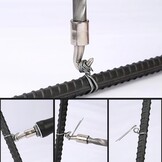 Halfautomatische Betonstaalbindmachine Twister met automatische terugkeer, ergonomische handgreep, zwart, staal/kunststof, 30 cm