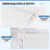 Wit Duo Rolgordijn Klemmfix 75x150 cm - Lichtdoorlatend & Verduisterend