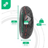 E-step band 10x2.50 inch nylon met extra grip voor Dualtron, Inokim, Kaabo & Zero e-scooters
