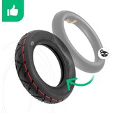 E-step band 10x2.50 inch nylon met extra grip voor Dualtron, Inokim, Kaabo & Zero e-scooters