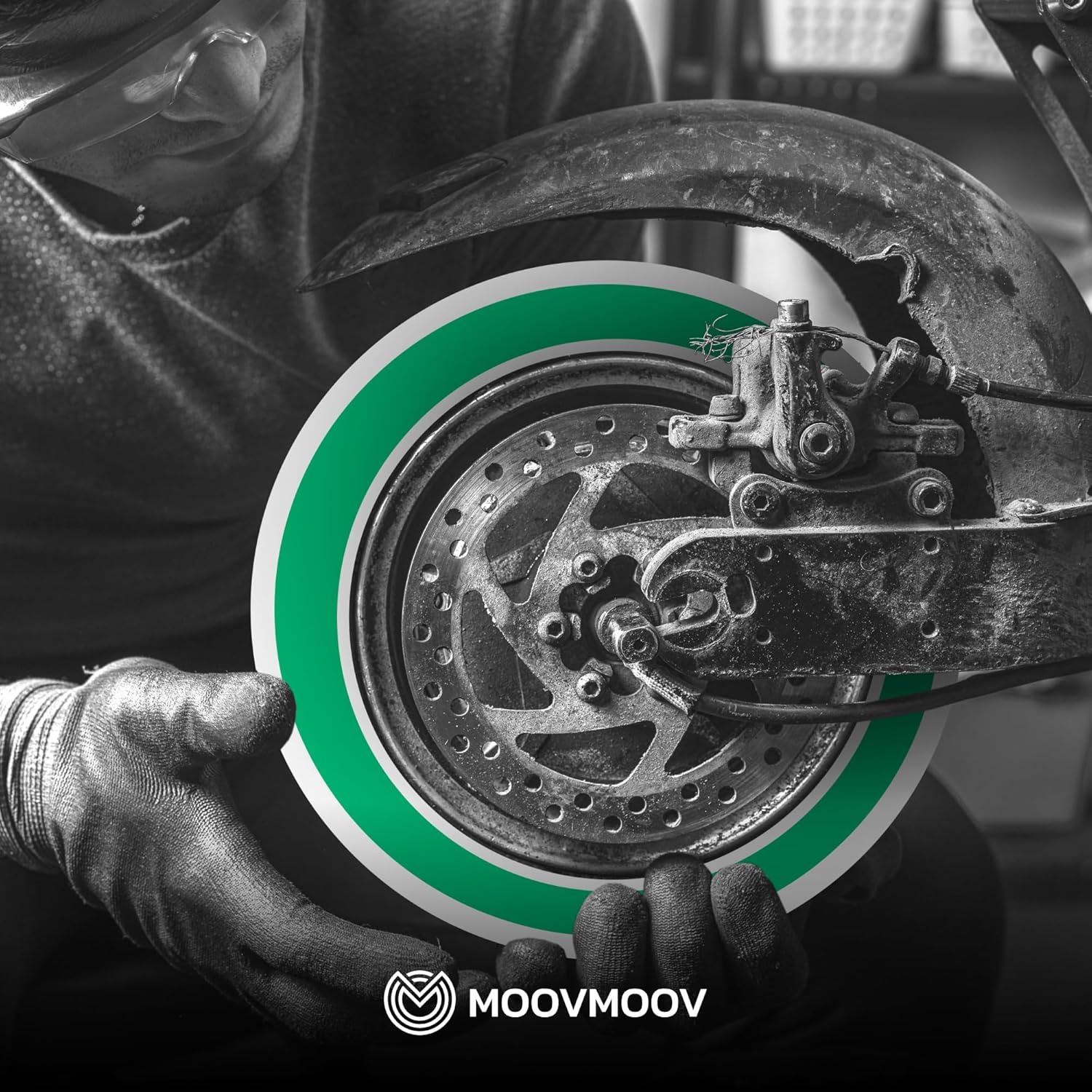 E-step band 10x2.50 inch nylon met extra grip voor Dualtron, Inokim, Kaabo & Zero e-scooters