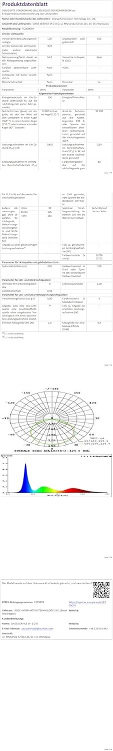 Smart RGB LED Schijnwerper Buiten 100W, IP66 Waterdicht, Dimbaar met Afstandsbediening, 4 Modi voor Tuin Feest Festival