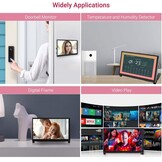 Touchscreen Monitor 7 inch 1024x600 IPS Scherm Plug & Play voor Raspberry Pi, PC en Gameconsoles - Zwart