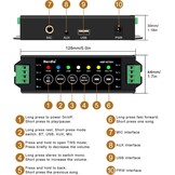 Inbouw Waterdichte Bluetooth Speakers voor Binnen & Buiten 4 inch Zwart (4 stuks)
